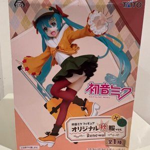Taito Hatsune Miku Figure Autumn Clothes Renewal Ver